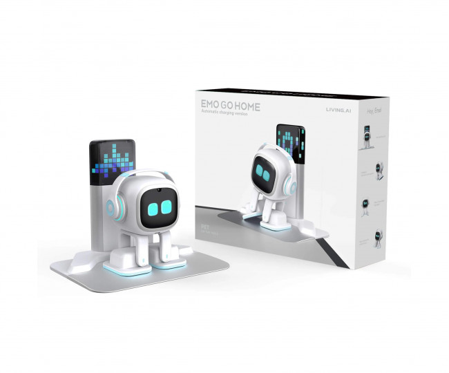 Розумний  робот  EMO GO HOME  штучний інтелект Емо зі станцією color: White